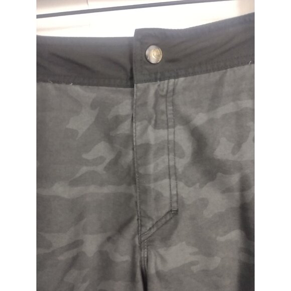 Quiksilver Amphibians Camo Black Gray Swim Surf Summer Hybrid Boardshorts Men 32 - Picture 4 of 8